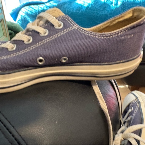 Converse All Star purple and white Sneakers - Picture 9 of 13